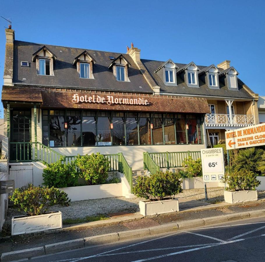 Hotel De Normandie Saint-Aubin-Sur-Mer  Kültér fotó